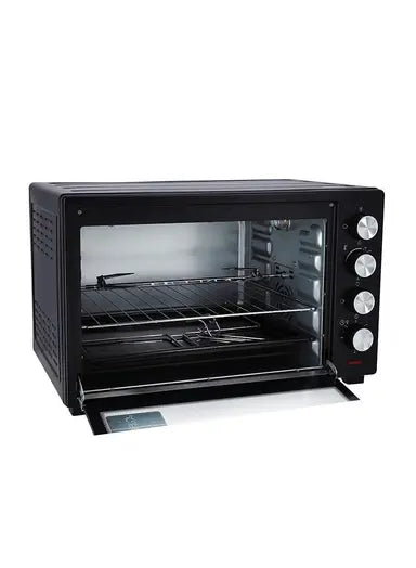 Krypton Electric Oven 48L With Rotisserie And Convection - BlackKitchen AppliancesMake the most delicious meat roast effortlessly with the help of Krypton Electric Oven that comes with a special control switch for rotisserie. A Perfect Fit in the Kitchen